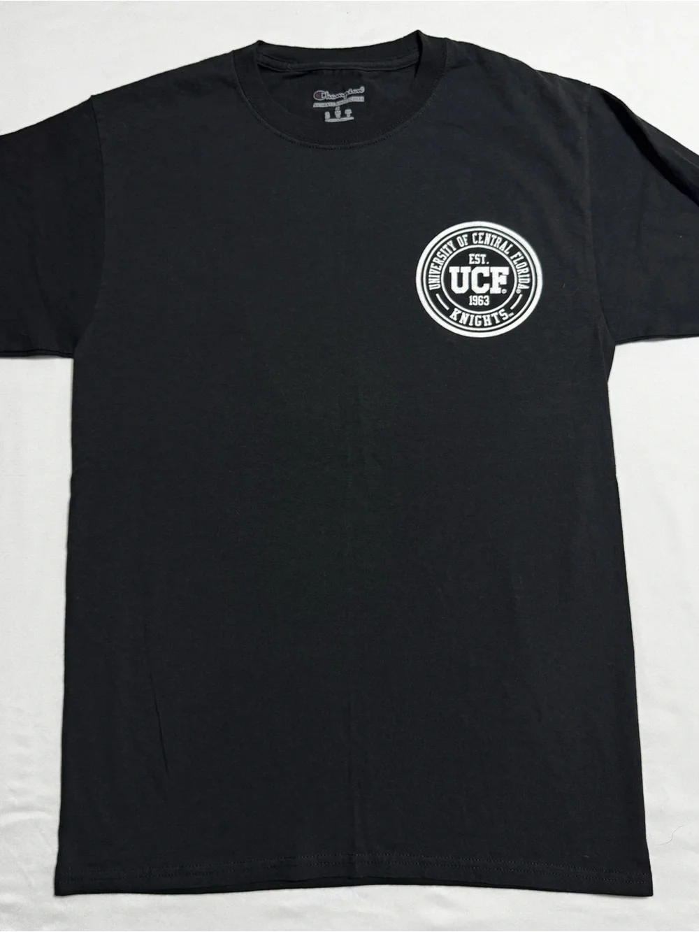 Champion UCF Knights Black Front Back Graphic T-Shirt Size S
